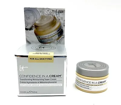 It Cosmetics ~Confidence In A Cream Transforming Moisturizing Super Cream 0.5 Oz • $8.90