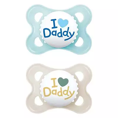 Mam Soother Original Style 2-6m X2 Baby Infant Comfort Skin Friendly Dummy New • £10.99