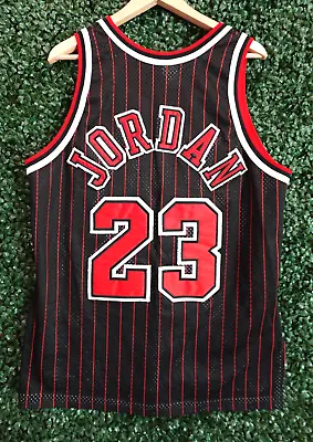 $169.99 • Buy Champion Authentic NBA Chicago Bulls MICHAEL JORDAN Pinstripes Jersey VTG Sz 44