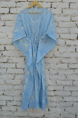 £31.16 • Buy Kaftans And Maternity Hospital Gowns Or Nursing Kaftans Hand Block Print Indian
