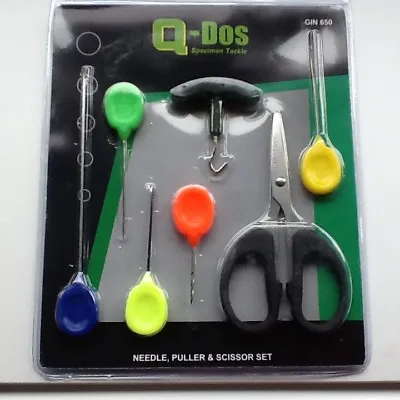 Q-Dos SPECIALIST PULLER /Scissors/ Needle Set 🎣🎣🐟 • £3.75