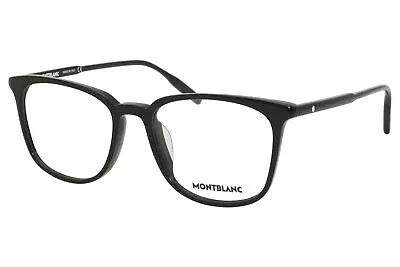 Mont Blanc MB0089OK 001 Eyeglasses Men's Black Full Rim Optical Frame 52mm • $139.95