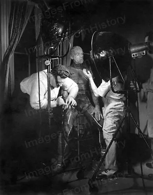 8x10 Print Boris Karloff As Imhotep In The Mummy 1932 Set Candid #BKTM • $14.99