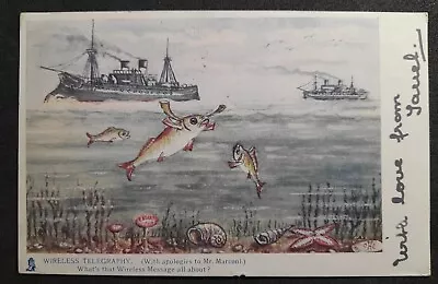 £2.46 • Buy Wireless Telegraphy - Apologies To Mr.Marconi Tucks 1903 Postcard