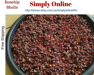 $4.53 • Buy 50 Grams Certified Organic ROSEHIP - Rosa Canina -   Dried Rose Hips Shells