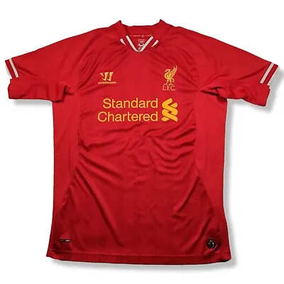 £29.99 • Buy LIVERPOOL FC WARRIOR Home Football Shirt 2013-2014 13/14 Red Yellow Men's LARGE 