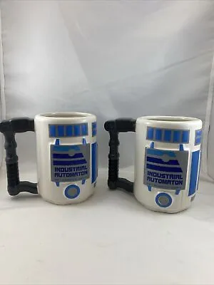 STAR WARS Galaxy's Edge R2-D2 Ceramic Sculpted Mug 14oz 2 Pack • $19.95