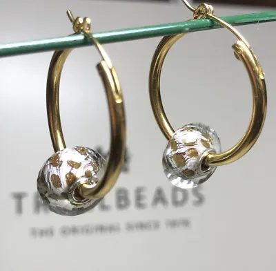 Trollbeads Lonely Island Faceted Glass Earrings • $111.90