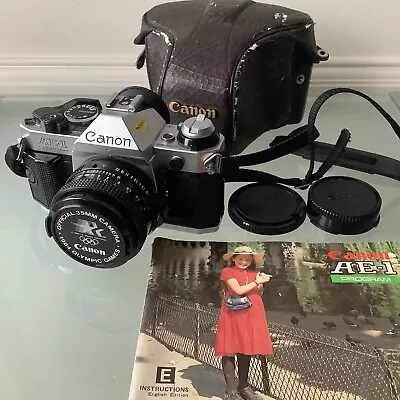 Canon AE-1 Program 35mm SLR Film Camera & Canon 50mm F/1.8 Lens • £149.99