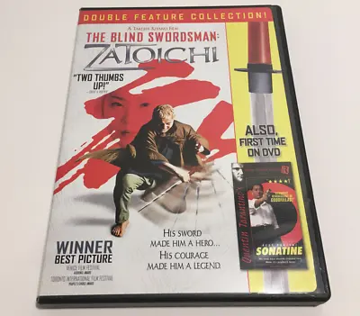 $5.07 • Buy The Blind Swordsman: Zatoichi / Sonatine (DVD, 2004, 2-Disc Set)