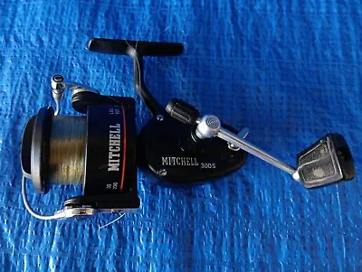 Vintage Mitchell Sports 300S Skirted Spool Spinning Reel (Made In France 1984) • $45