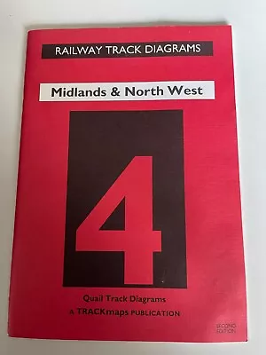 Midlands & North West: Book 4 (Railway Track Diagrams) - Quail Maps - 2nd Edn. • £7.49