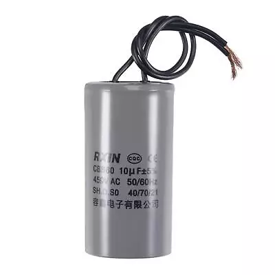 £11.38 • Buy CBB60 Wired Capacitor Start Run Motor Generator Compressor 10uF 450V 50/60Hz