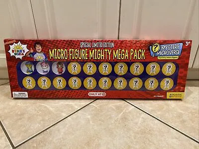 Ryan's World Micro Figure Mighty Mega Pack 20 Piece New Special Limited Edition • $49.99