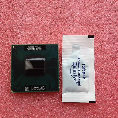Intel Core 2 Duo Mobile T7600 2.33 GHz CPU Dual-Core Processor Socket M SL9SD  • £29.86