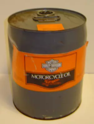 Vintage Harley Davidson Motorcycle Oil Can 5 Gal. Empty Milwaukee Wisconson USA • $175