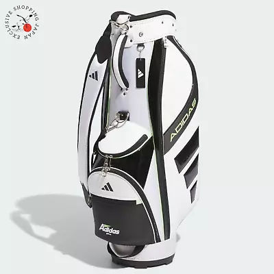 Adidas Golf Performance Cart Bag IKL13 Lightweight 5-way 9.0in White/Black 2024 • $329