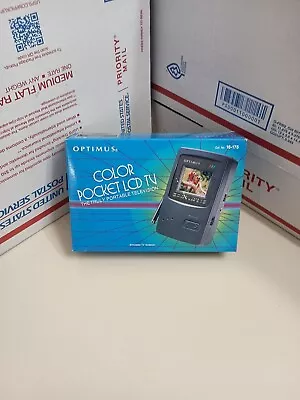 Radio Shack MINI TV Optimus Color Portable Handheld LCD TV 16-175 NOS • $37.80