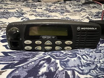 Tested Motorola Cdm1550 Ls+ 403-470 Mhz 30 Watts Uhf Mobile Radio • $200