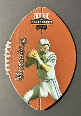 Peyton Manning🔥ROOKIE🔥1998 Playoff Leather #37🏈NFL HOF Colts Broncos🔥NICE • $16.75