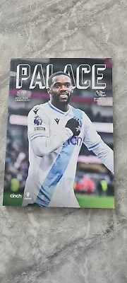 Crystal Palace V Manchester City Premier League Programme 06/04/24 MINT • £4