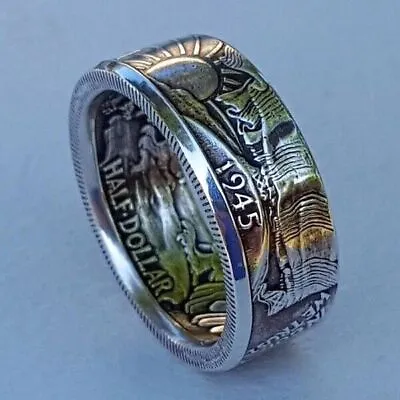 Punk Mens Fashion Viking Ring Stainless Steel Rings Party Jewelry Gift Size 7-13 • $1.85