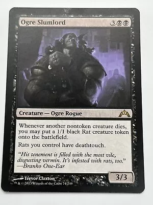 Ogre Slumlord X1 - Gatecrash - MTG - Magic The Gathering -LP - Has Issues • $1.99