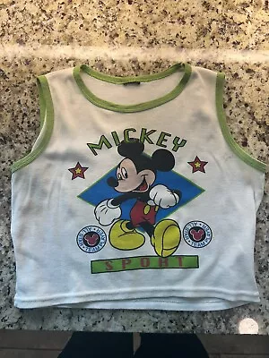 Vintage Mickey Mouse Ringer Tank Top 1980s • $19.99