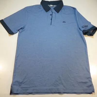 TRAVIS MATHEW Defunct HARD ROCK CASINO LAS VEGAS POLO GOLF SHIRT Mens M • $14.99