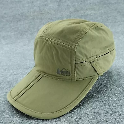 REI Hat Cap Mens One Size Green 5 Panel Packable Lightweight Hike Active Run • $21.99