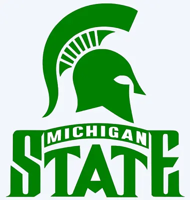 Michigan State Spartans  Vinyl Decal Sticker - You Pick Color & Size • $30