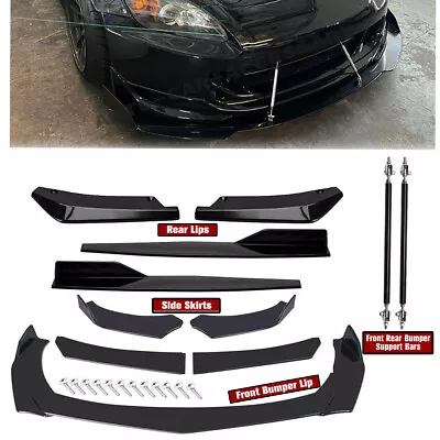 For Honda S2000 Front Rear Bumper Lip Spoiler Splitter Body Kit Side Skirt • $55.99