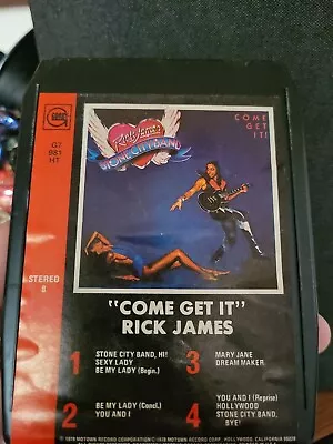 Vintage Rick James--come Get It (1978) 8 Track Previously Owned • $2