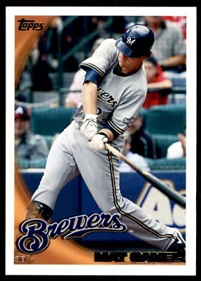 2010 Topps #151 Mat Gamel Milwaukee Brewers • $1