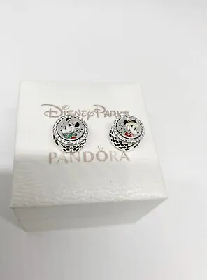 $122.50 • Buy Pandora Disney Holiday Christmas Charm Set With The Box
