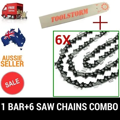 14  Chainsaw Bar Chain 3/8LP 043 52DL Fit Ozito PXCCSS-0182 2x18V Cordless • $129.99