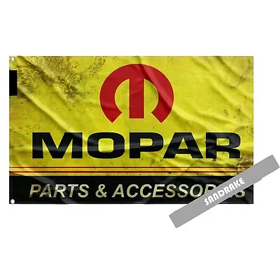 MOPAR Flag (3x5 Ft) Parts And Accessories Banner Car Garage • $13.99