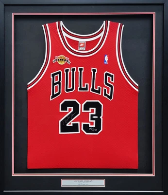 $19370.28 • Buy Bulls Michael Jordan Autographed Framed Nike Jersey Retirement Patch /230 UDA