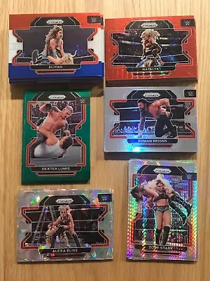 $2.50 • Buy 2022 Wwe Panini Prizm - Choose Your Parallel - Red White Blue, Cracked Ice Hyper