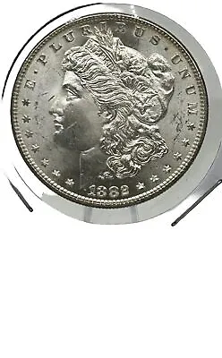 1882 $1 Gem Morgan Silver Dollar BU From Roll Estate Lot #375 • $133.33