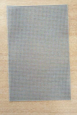  7 Count Plastic Mesh Canvas 10 X 6  - Cross Stitch Kids Craft Sewing Supplies • £2.80