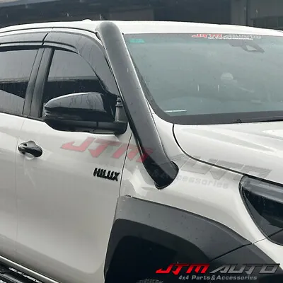 Black Short Entry Stainless Steel Snorkel Kit To Suit Toyota Hilux N80 GR 2023+ • $629.10