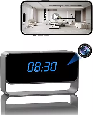 Home Security WiFi HD Smart Camera Clock • $59.99