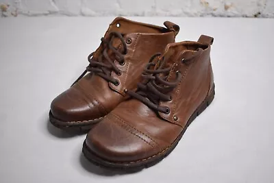 Born Boots Mens Size 9 M MLES Chukka H05206 Brown Leather Lace Up • $29.99