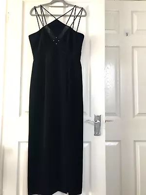 £22 • Buy Stunning Ronald Joyce After Six Long Black Occasion Dress Size 14 Ex Condition