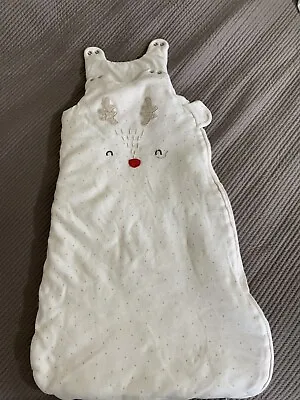 George Asda Baby Sleeping Bag Sack 0-6 Months 3.5 Tog Unisex Christmas • £3.99