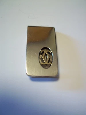 Fermasoldi Money Clip In Argento 5x2,5 Cm - Elegante Portabanconote Uomo E Donna Con Confezione Regalo