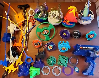 VTG Beyblade Lot Hasbro Metal & Plastic - Dragoon And More Used Condition • $134.99