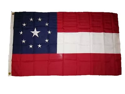 4x6 Embroidered Sewn 1st National Stars Bars 11 Middle 300D Nylon Flag 4'x6' • $48.33