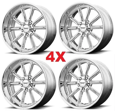 20 Chrome American Racing Wheels Rims Rodder Rambler Fit C-10 C10 5 New • $1395